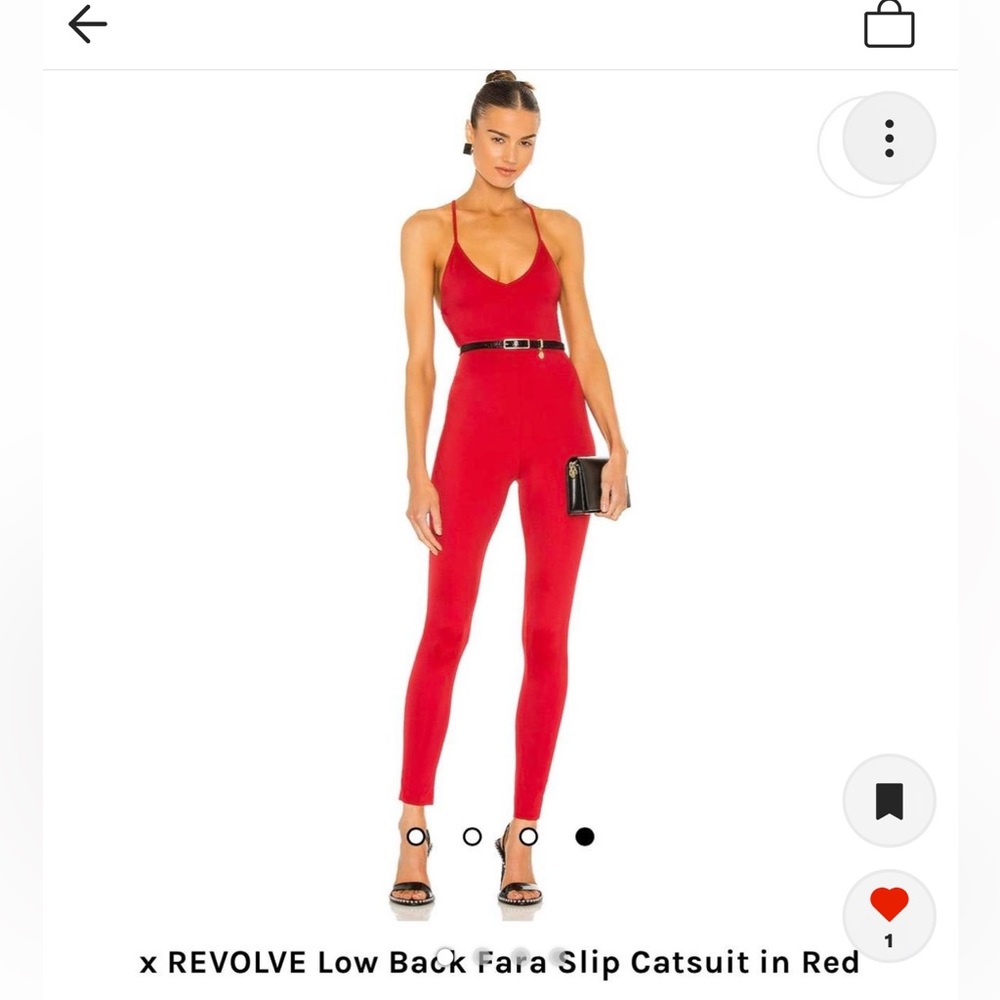 Norma Kamali Fara Low Back Slip 🌶️CATSUIT🌶️